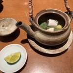 鮨　銀座　鰤門 - 松茸土瓶蒸し