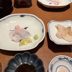 鮨　銀座　鰤門 - ひらめとつぶ貝