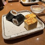 鮨　銀座　鰤門 - 干瓢巻きと卵焼き