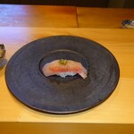 奴寿司 - 金目鯛（わさび+青こしょう）