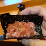 奴寿司 - かまとろ（たたき）