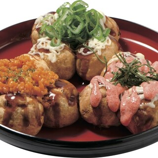 Takoyaki and teppanyaki menu made with special care are exquisite!