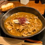 豚肉汁うどん べ - 