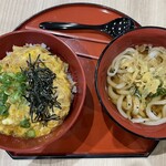 こ麦亭 - カツ丼、ミニうどん