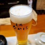 Sushidokoro Nakani - キンキンに冷えたビール