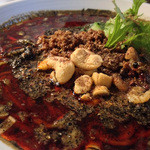 175°DENO担担麺 - 2013/10 FB限定メニューの黒