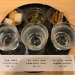 Nihombashi Fukushima Kam Midette - 福島の酒三種飲み比べセット・おつまみ三種セット