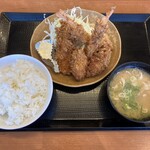 かつや - 秋の海鮮フライ定食 ¥979