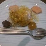 迦陵 - いつものごとくデザート。真ん中の栗のアイスが最高！