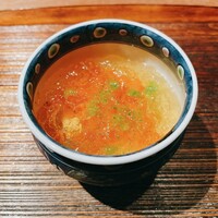 お料理 うち山 - 生湯葉、いくらと鰹だしのジュレ