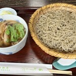 村屋東亭 - 鴨せいろそば(大盛り) ¥1,700 (大盛り+¥300？)