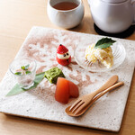 銀座 鮨 いな田 - Xmasデザートプレート