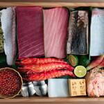 銀座 鮨 いな田 - 旬のネタ箱です