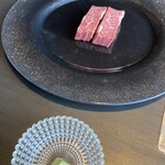 牛の達人 - わさびでいただく