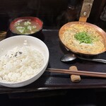 喝鈍 - 喝鈍のカツ丼セット