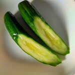 八百与 - きゅうりの浅漬　100円税込