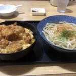 弁天 - 鶏天丼セット¥940