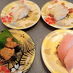 にぎりの徳兵衛 - うに　のどぐろ　大とろ　ぼたんえび