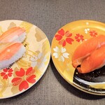 にぎりの徳兵衛 - 本ズワイガニ　渥美プレミアムラスサーモン