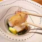 Sushi Suigyo - 炙りホタテの酢味噌和え