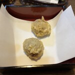 天ぷら食堂 田丸 - 田丸名物中山栗