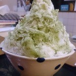 鶴亀堂ぜんざい - 抹茶ミルクぜんざい