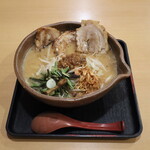 味噌蔵 麺四朗 - 「信州味噌」の味噌漬け炙りチャーシュー麺