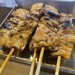 Yakitori Akio - しろ(5本) 550円