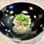 丸喜すし - メヒカリのみぞれ餡掛け