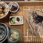 岩代家敷大王 - 孫薬師そば、ミニ天丼セット