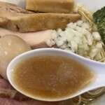 煮干らーめん 川むら - 努力の結晶と言うべきスープ♪有り難みを感じつつ飲む飲む飲む…