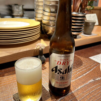 料理や 森川 - 瓶ビール（小瓶）