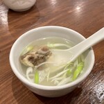 牛たん料理 閣 - テールスープ