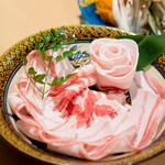 しゃぶ邸ことぶき - あぐー豚のしゃぶしゃぶ