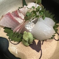 おもてなし茶屋　咲扇 - カンパチ、ひらめ、いかのお造り