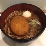 おくとね - コロッケそば＋温玉
