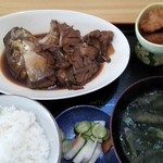 浜善 - あら煮定食1050円