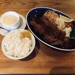 鹿鳴茶流　入舩 - 鹿カツレツ（ランチ）
