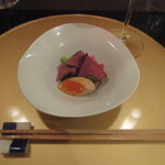 米屋別荘 - 鹿の燻製サラダ