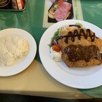 レストラン グリーンパーラー - チキンカツランチ　1,400円