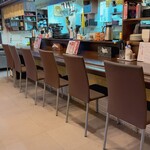 まる家食堂 - カウンター席