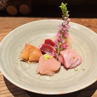 炭火焼鳥とり央 - 鳥刺し ５種