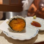 たきや - ウニの海苔巻き