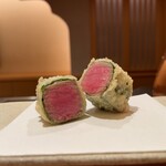 たきや - シャトーブリアンの大葉巻き