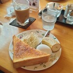 神戸 - モーニングセット(アイスコーヒー) 500円