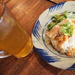 BIA HOI CHOP - ランチAセットの越南鶏飯ハーフとはすはな茶の冷