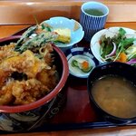割烹 福寿司 - 料理写真:天重ランチ（2023.8）