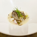 Maison B - 太刀魚のポワレ 貝のソース