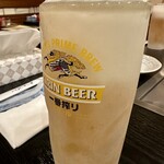 ノーベル焼肉 - 生ビール