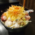 月島名物もんじゃ だるま 粋な店 - だるまくんもんじゃ